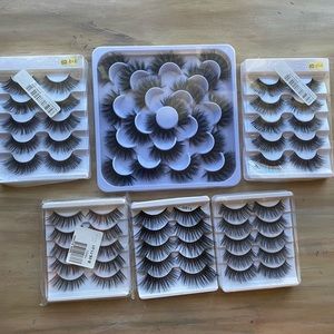 Lot of over 30,Full, Long false lashes!!